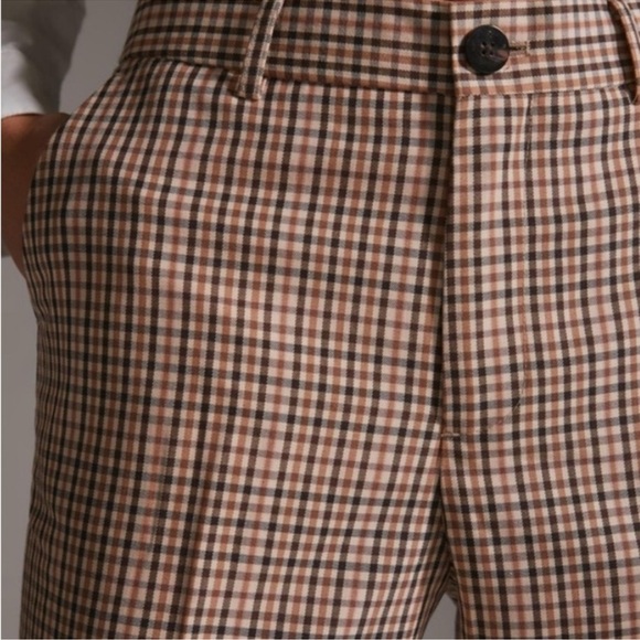 Women chinos - Beige Checkered plaid Chinos 
Size 25, mid rise
Scotch and Soda - Picture 8 of 16